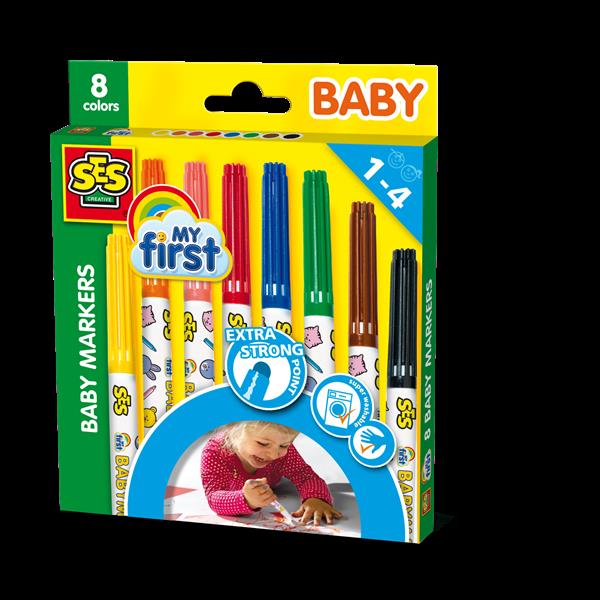 Grote foto my first baby markers 8 kleuren kinderen en baby overige