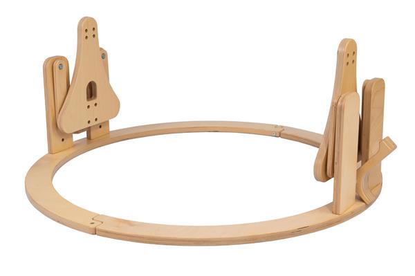 Grote foto schommelvoet voor 7 in 1 babybed natural kinderen en baby complete kinderkamers