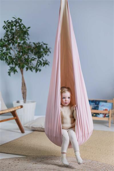 Grote foto hangnest schommel pink pink kinderen en baby overige