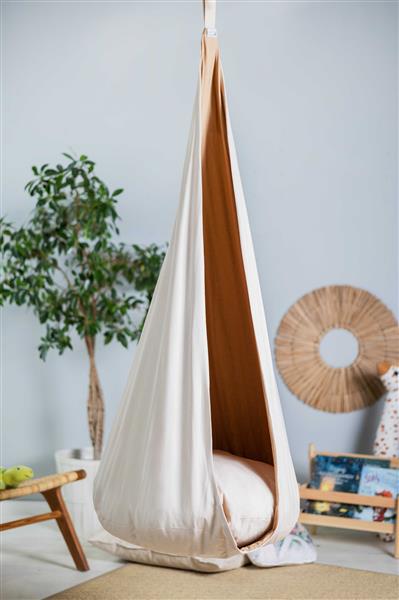 Grote foto hangnest schommel beige caramel beige caramel kinderen en baby overige