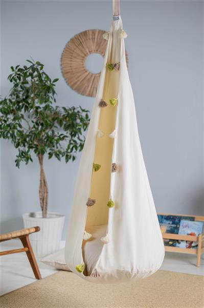 Grote foto kinderhangnest cocoon beige frill beige frill kinderen en baby overige