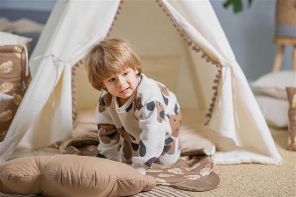 Grote foto tipi tent teddy bear xxl set 9 accessoires xxl set speelmat 4 kussens speelmand vlaggenlijn d kinderen en baby overige