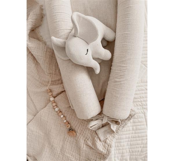 Grote foto babynestje naturel sand cocoon natural sand kinderen en baby complete kinderkamers