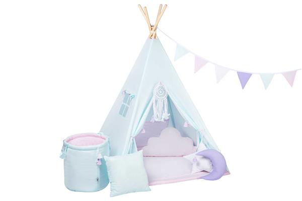 Grote foto tipi tent unicorn met accessoires unicorn speelmat en 2 kussens kinderen en baby overige