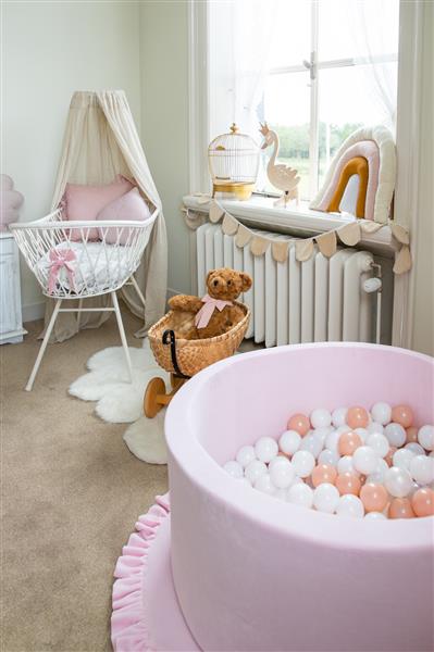 Grote foto ballenbad soft velvet light pink 40x90cm incl ballen met 200 ballen 2. white 3. pearl 23. roseg kinderen en baby overige