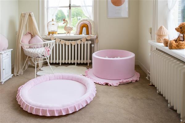 Grote foto ballenbad soft velvet light pink 40x90cm incl ballen met 200 ballen 2. white 3. pearl 23. roseg kinderen en baby overige