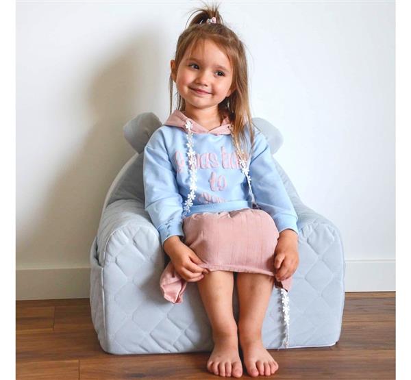 Grote foto kinderfauteuil grey grey kinderen en baby complete kinderkamers