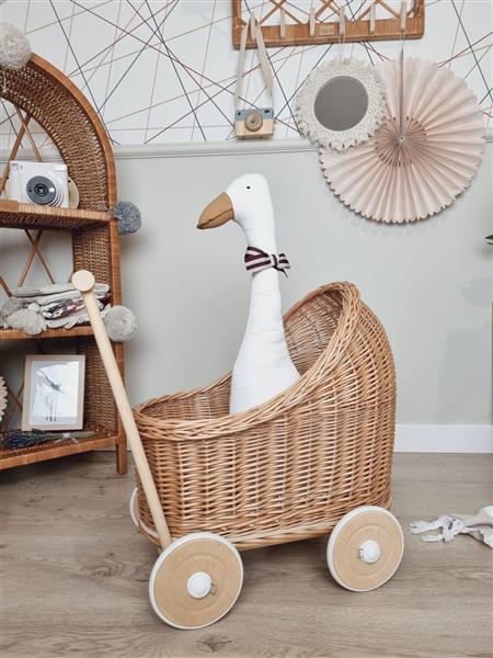 Grote foto poppenwagen loopwagen naturel naturel kinderen en baby poppen