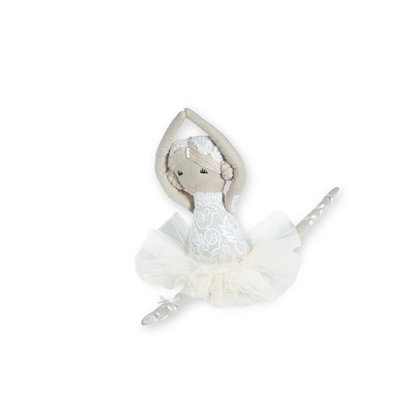 Grote foto handgemaakte pop ballerina blond blond kinderen en baby poppen