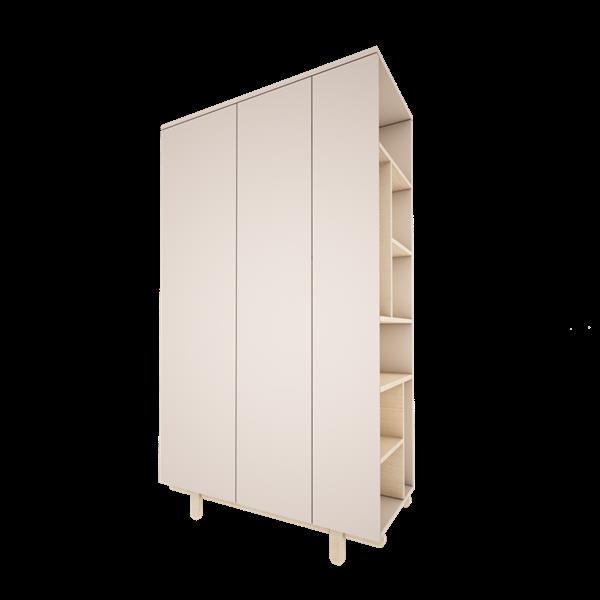 Grote foto kledingkast basic wood luck cashmere kledingkast basic cashmere kinderen en baby complete kinderkamers