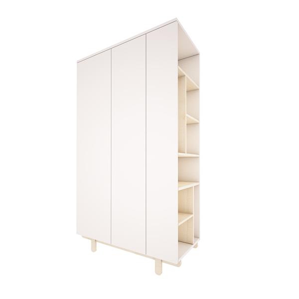 Grote foto kledingkast basic wood luck cashmere kledingkast basic cashmere kinderen en baby complete kinderkamers