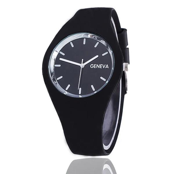 Grote foto jelly watch unisex quartz clockwork silicone strap kleding dames horloges