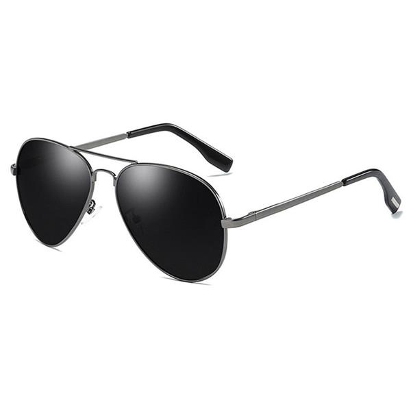 Grote foto klassieke piloot gepolariseerde zonnebril metalen pilotenbril uv400 rijbril kleding dames sieraden