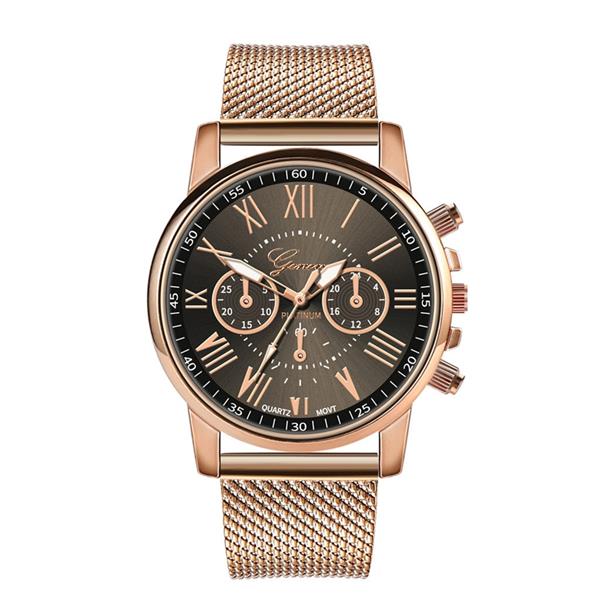 Grote foto luxury watch for women fashionable quartz movement mesh strap business kleding dames horloges