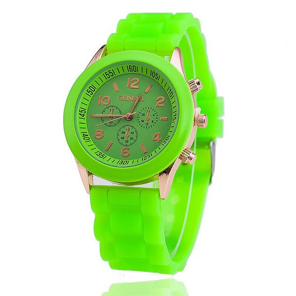 Grote foto jelly watch for women quartz clockwork silicone strap kleding dames horloges