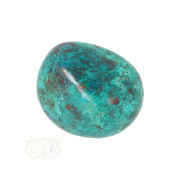 Grote foto chrysocolla trommelsteen nr 23 35 gram verzamelen overige verzamelingen