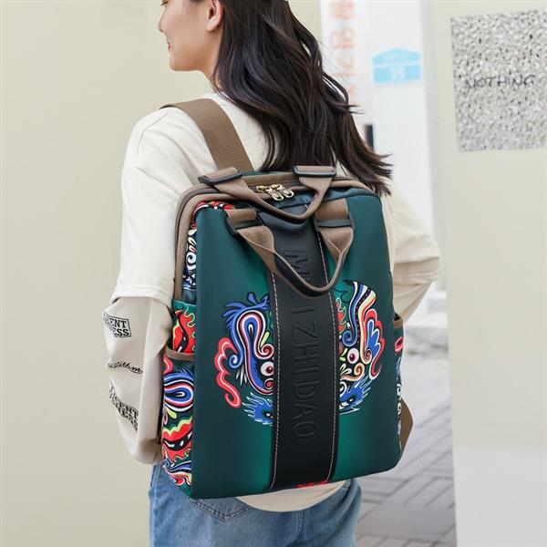 Grote foto large travel student bag for women canvas fashion school shoulder backpack sieraden tassen en uiterlijk rugtassen