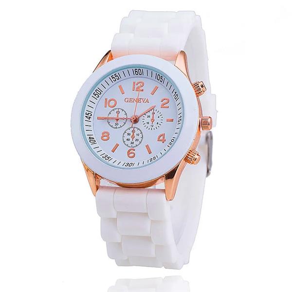 Grote foto jelly watch for women quartz clockwork silicone strap kleding dames horloges