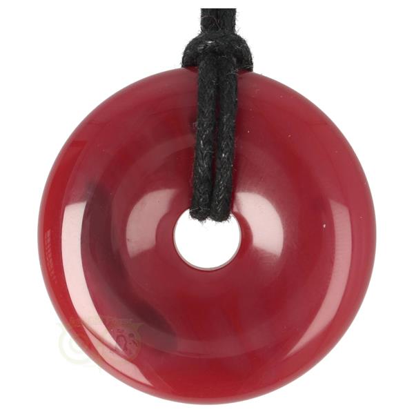 Grote foto carneool donut hanger nr 14 4 cm verzamelen overige verzamelingen