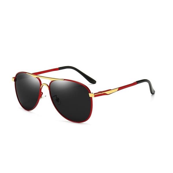 Grote foto polarized pilot sunglasses unisex driving retro glasses metal uv400 kleding dames sieraden