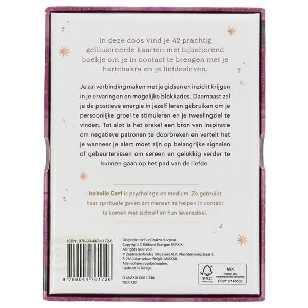 Grote foto de chakra van je hart orakelkaarten isabelle cerf boeken overige boeken