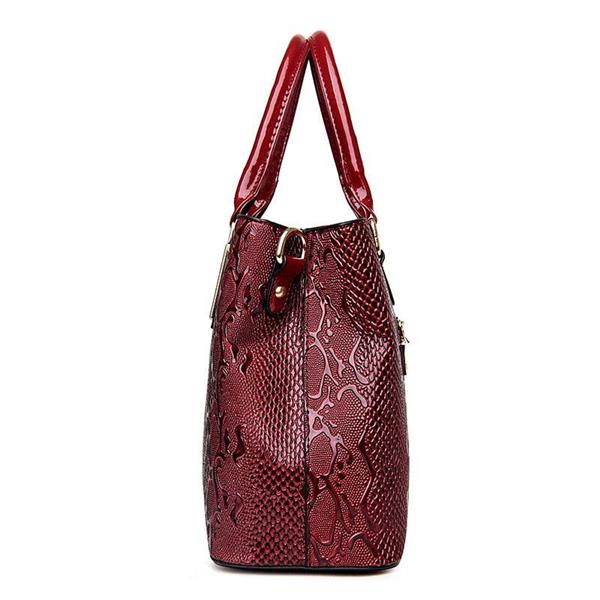 Grote foto luxe leren draagtas designer handtas schoudertas met grote capaciteit voor dames sieraden tassen en uiterlijk damestassen