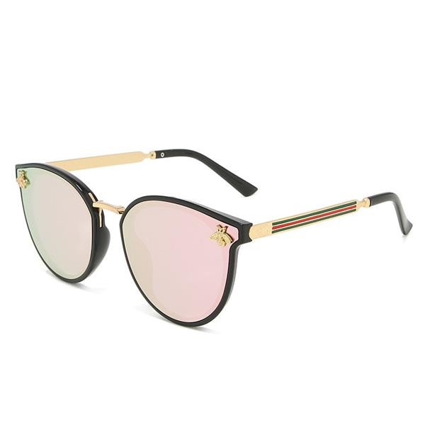 Grote foto vintage bee zonnebril voor dames retro bril met kleurovergang eyewear uv400 driving shades kleding dames sieraden