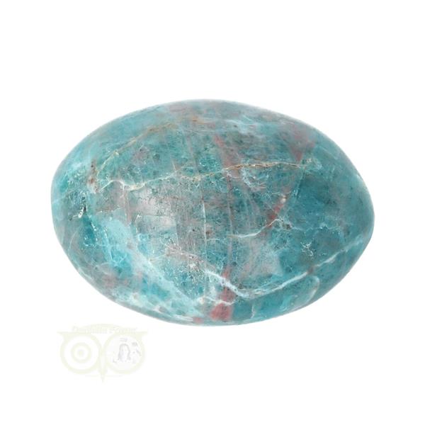 Grote foto blauwe apatiet handsteen nr 69 107 gram verzamelen overige verzamelingen