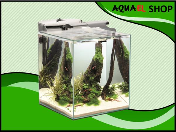 Grote foto aquael nano cube set duo 49 liter wit aquarium inclusief meubel dieren en toebehoren vissenkommen