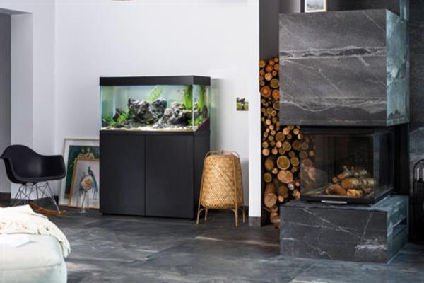 Grote foto aquael optiset 125 aquarium zwart 80cm dieren en toebehoren vissenkommen