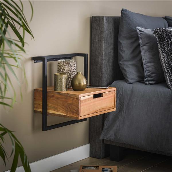 Grote foto zwevend nachtkastje san jos huis en inrichting complete slaapkamers