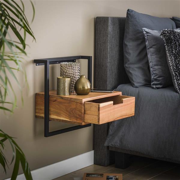 Grote foto zwevend nachtkastje san jos huis en inrichting complete slaapkamers