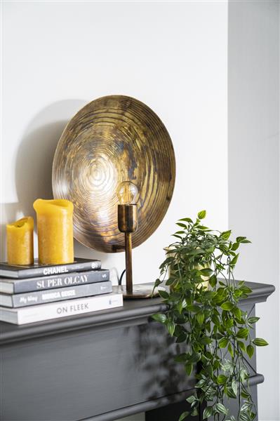Grote foto gouden tafellamp monque huis en inrichting tafellampen