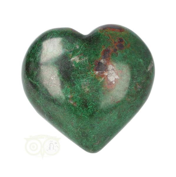 Grote foto chrysocolla hart nr 36 142 gram peru verzamelen overige verzamelingen