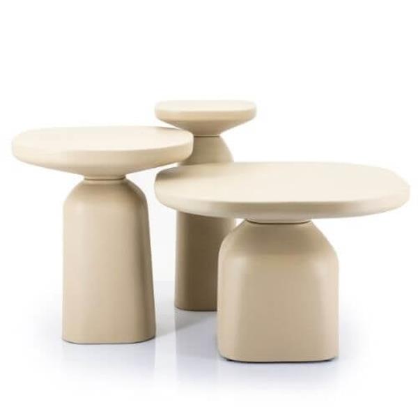 Grote foto sidetable squand medium beige huis en inrichting eettafels