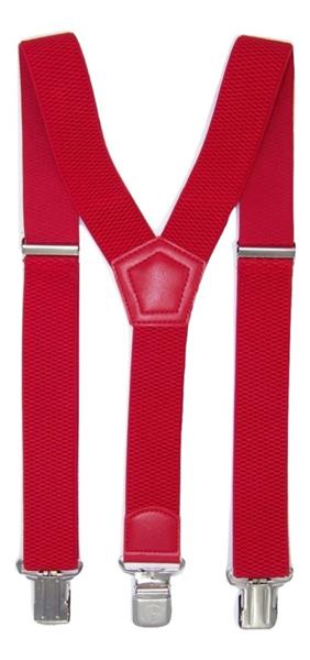 Grote foto rode bretels met de sterkste stalen clips kleding dames riemen