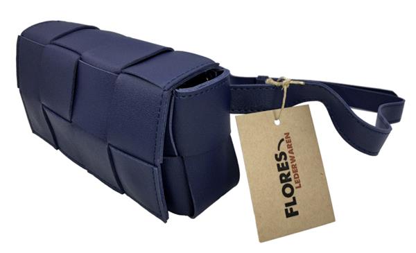 Grote foto heuptas model checkers paarsblauw sieraden tassen en uiterlijk schoudertassen