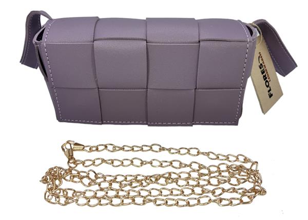 Grote foto heuptas model checkers lila sieraden tassen en uiterlijk schoudertassen