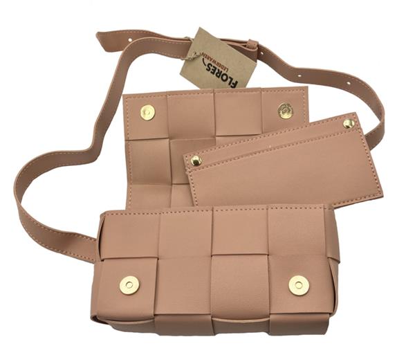 Grote foto heuptas model checkers peach sieraden tassen en uiterlijk schoudertassen
