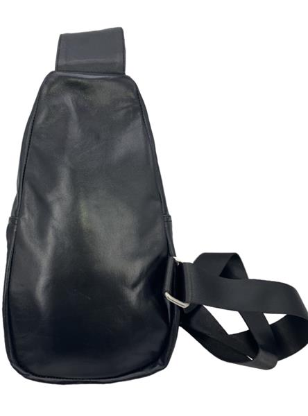 Grote foto one strap crossbody leer zwart sieraden tassen en uiterlijk schoudertassen