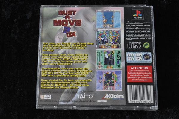 Grote foto bust a move 3dx playstation 1 ps1 spelcomputers games overige playstation games