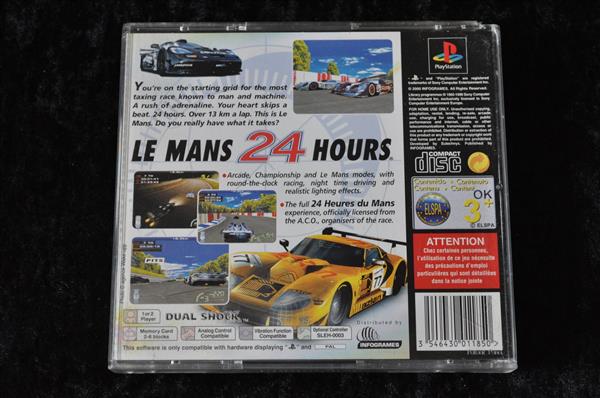 Grote foto le mans 24 hours playstation 1 ps1 infogrames spelcomputers games overige playstation games