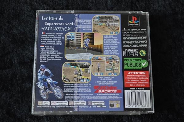 Grote foto jeremy mcgrath super cross 2000 playstation 1 ps1 no manual spelcomputers games overige playstation games