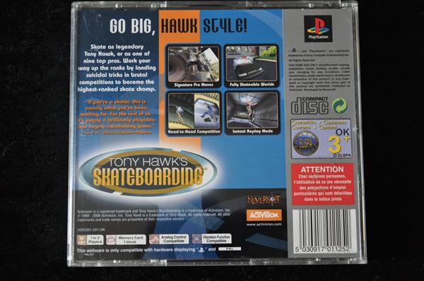 Grote foto tony hawk skateboarding playstation 1 ps1 platinum spelcomputers games overige playstation games