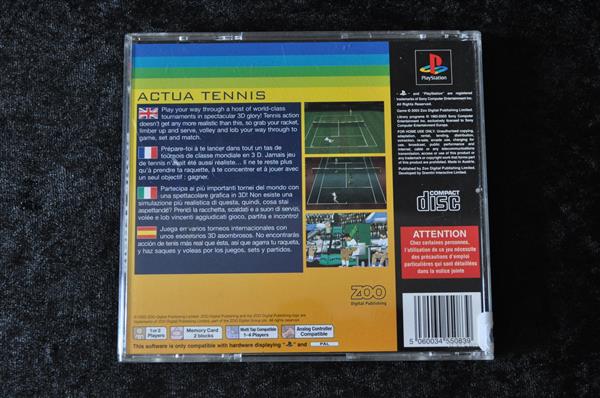 Grote foto actua tennis playstation 1 ps1 zoo classics spelcomputers games overige playstation games