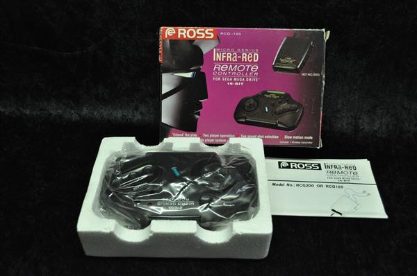 Grote foto sega mega drive ross micro genius rcg 200 wireless controller boxed spelcomputers games overige merken