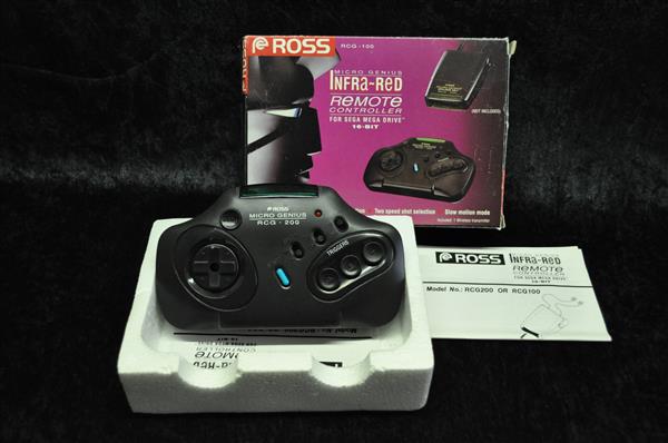 Grote foto sega mega drive ross micro genius rcg 200 wireless controller boxed spelcomputers games overige merken