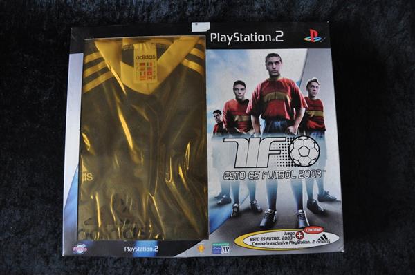 Grote foto esto es futbol 2003 playstation 2 with adidas shirt sealed spelcomputers games overige