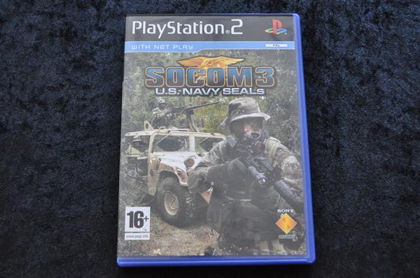 Grote foto socom 3 u.s. navy seals playstation 2 ps2 spelcomputers games playstation 2