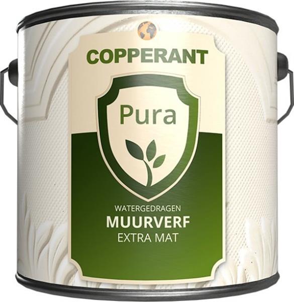 Grote foto copperant pura muurverf extra mat 2 5 liter doe het zelf en verbouw verven en sierpleisters